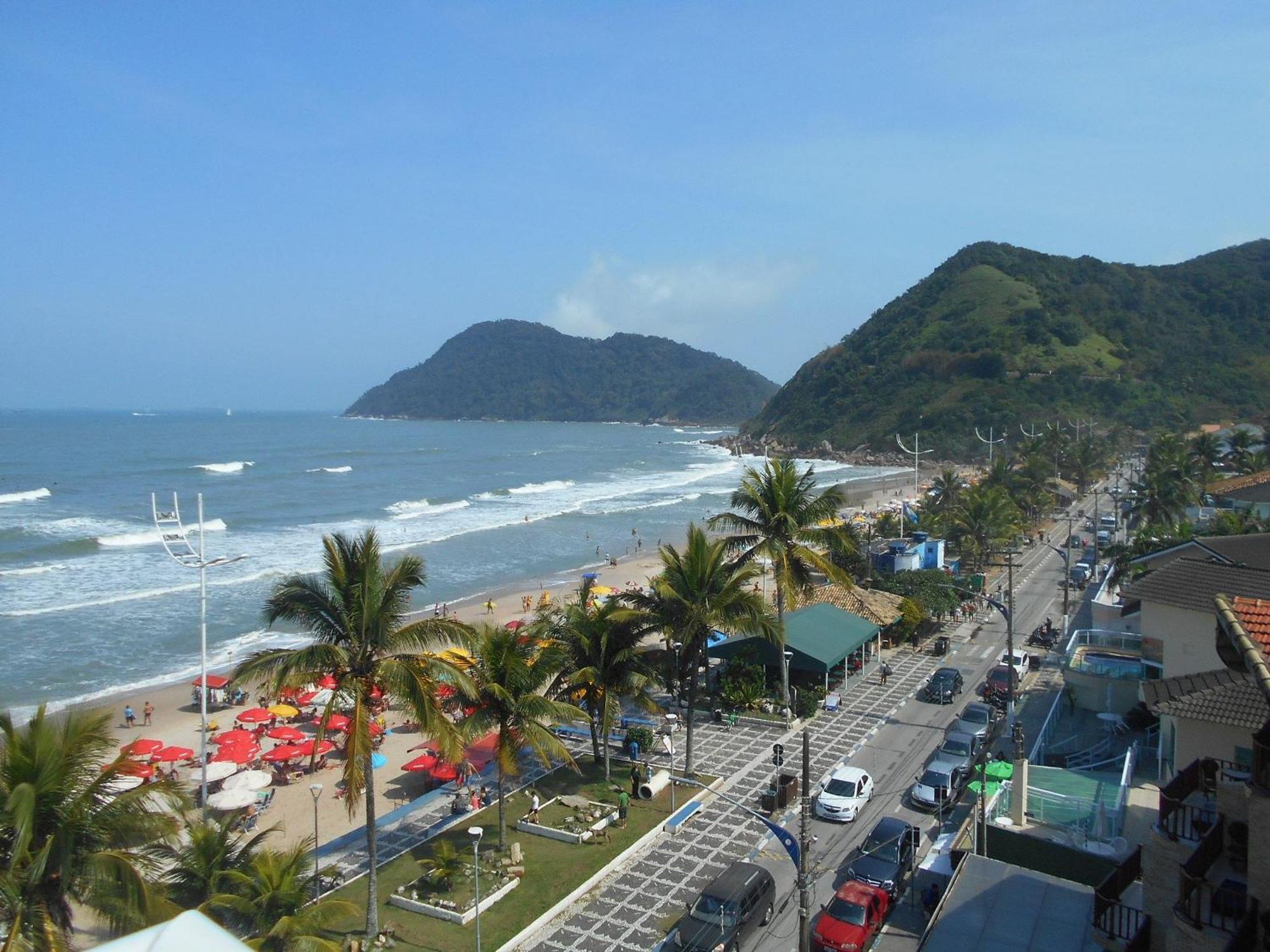 12F - Pé na areia do Guarujá - Praia do Tombo Apartamento Exterior foto